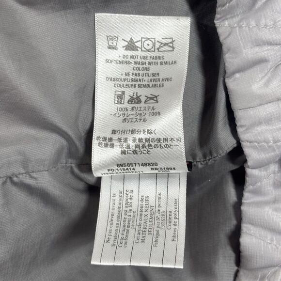 Patagonia Nano Puff Jacket Women's Medium Gray Hooded Primaloft Quilted - Picture 9 of 10